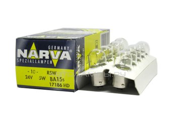 R5W 24V-5W (BA15s) (вибростойкая) HD 17186