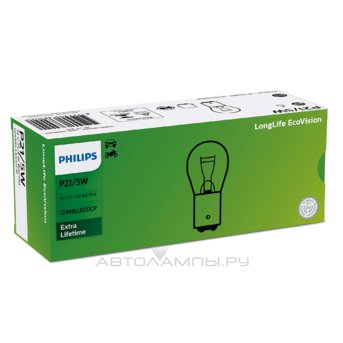 P21/5W 12V-21/5W (BAY15d) (увелич. срок службы) LongLife EcoVision 12499LLECOCP