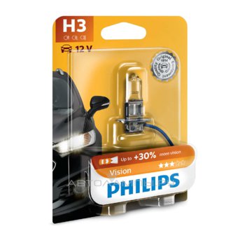 H3 12V- 55W (PK22s) ( +30% �����) Vision (Premium) ������� (1��.) 12336PRB1